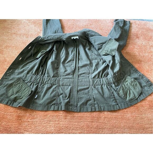 Loft Ann Taylor Jacket Women’s Military Green M - Picture 9 of 9